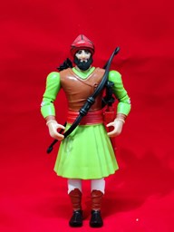 Picture of Movable Plastic Toy: Mughal Sardar with Arrow | Interactive Collectible Inspired by Mughal Empire.